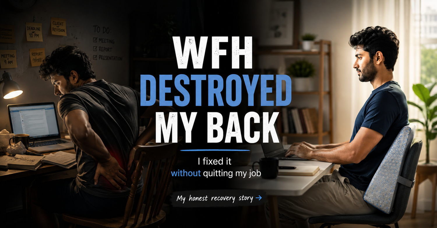 back pain due to wfh