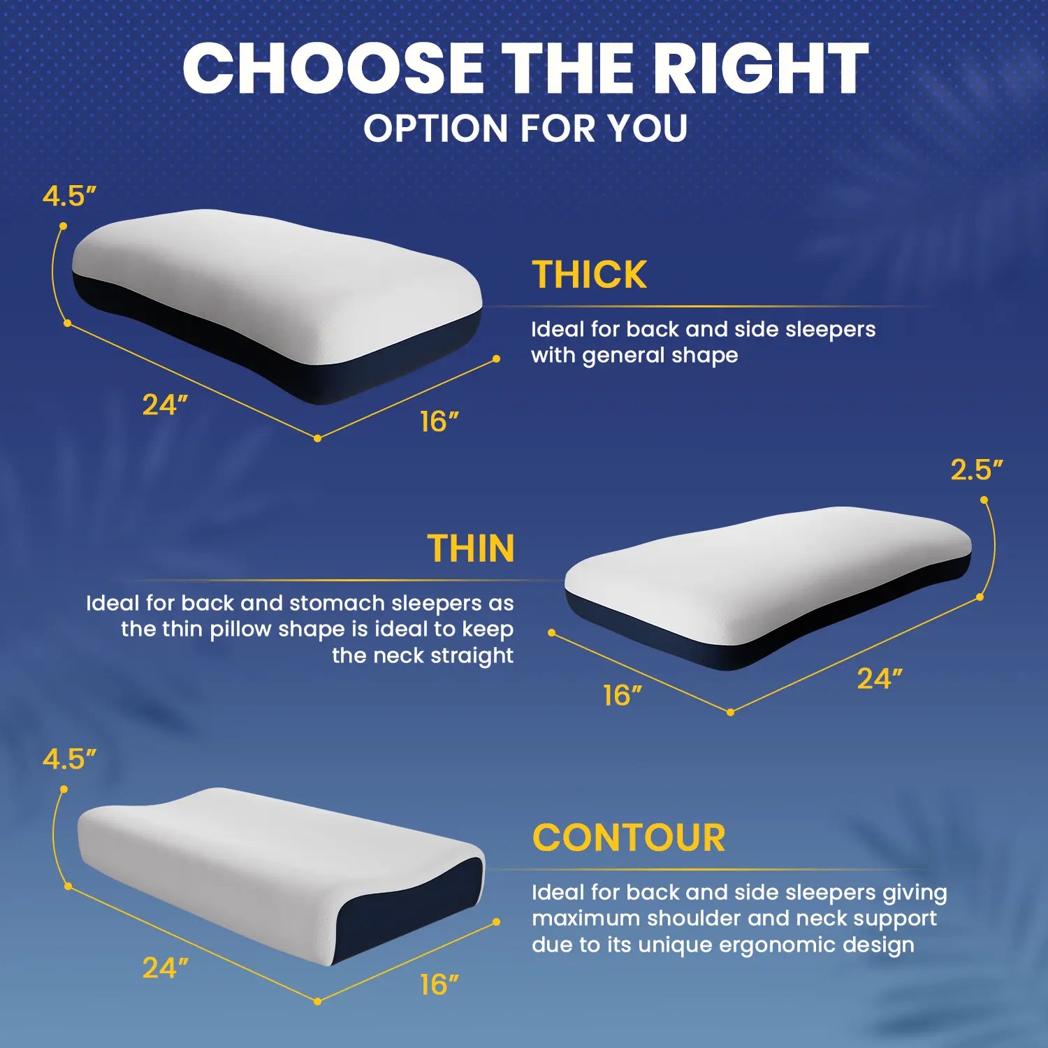 Apollo Memory Foam Pillow