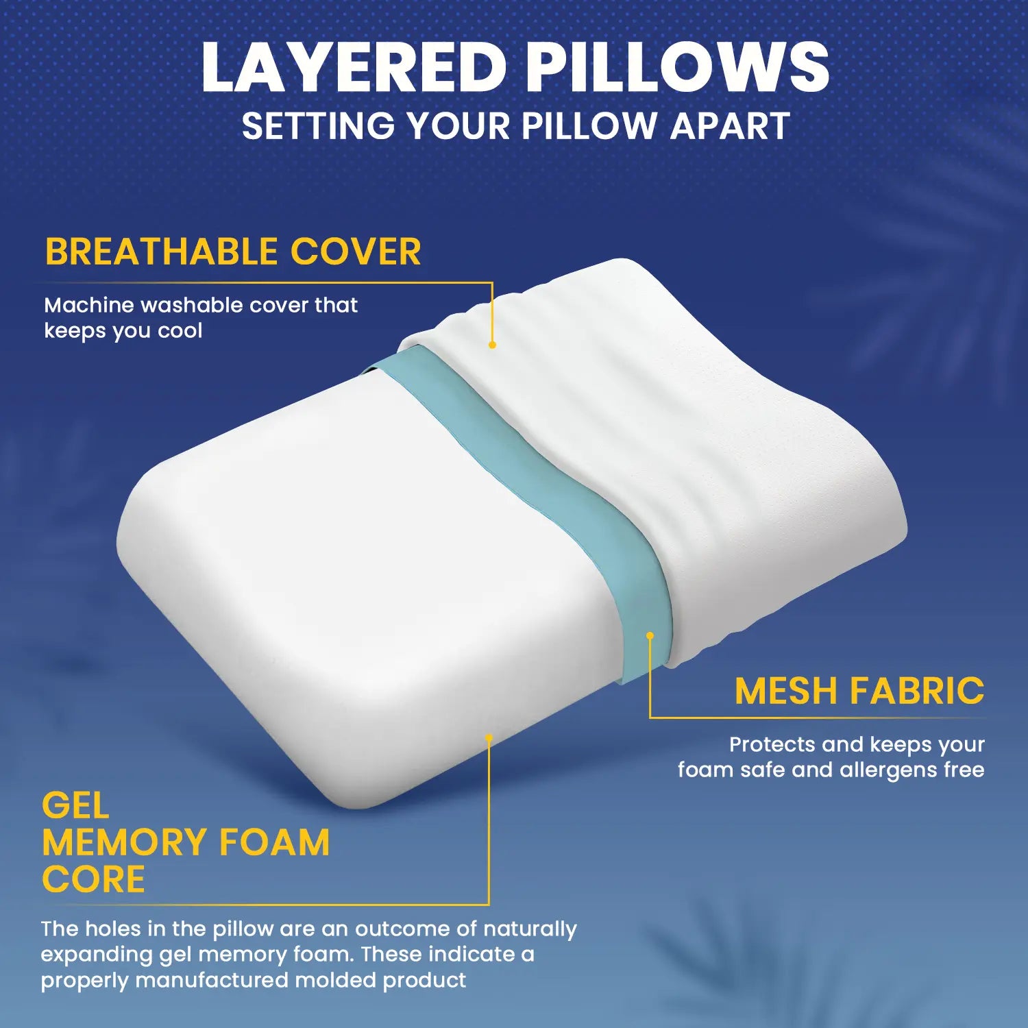 Apollo Memory Foam Pillow