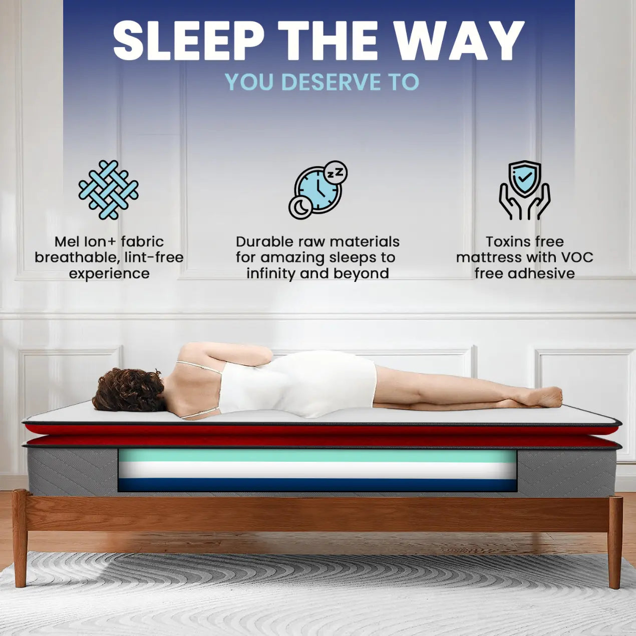 Levata Pillowtop Luxury Memory Foam Mattress