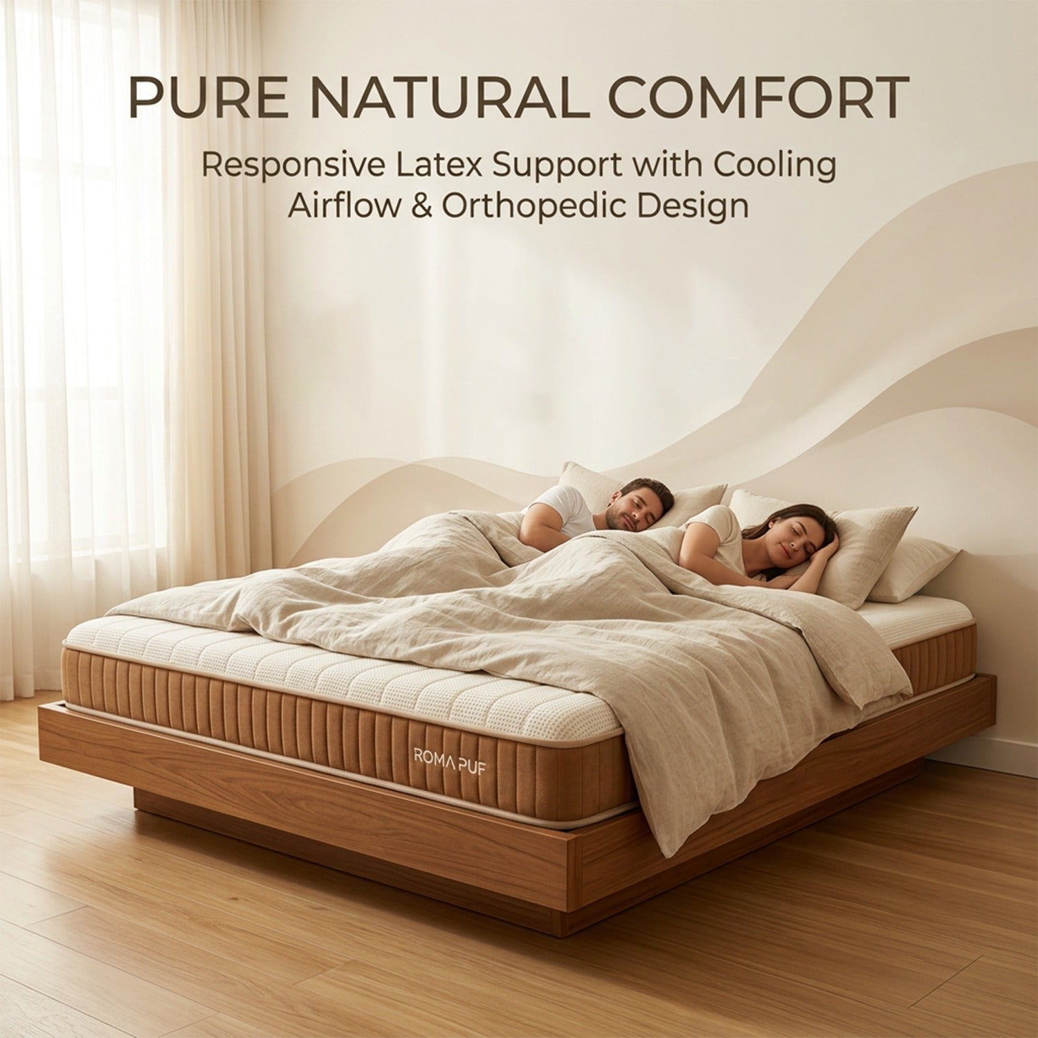 Natura - Natural Latex Mattress with Orthopaedic Support