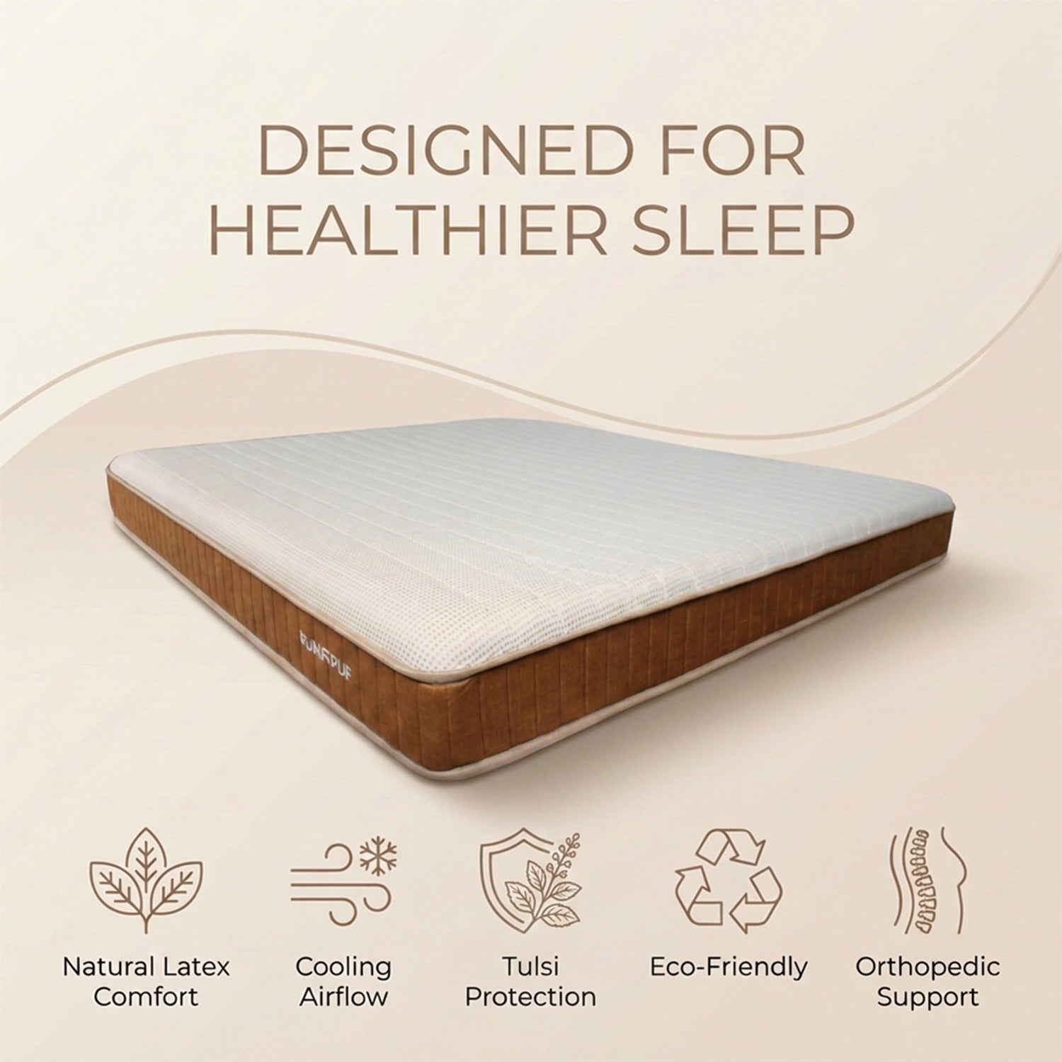 Natura - Natural Latex Mattress with Orthopaedic Support