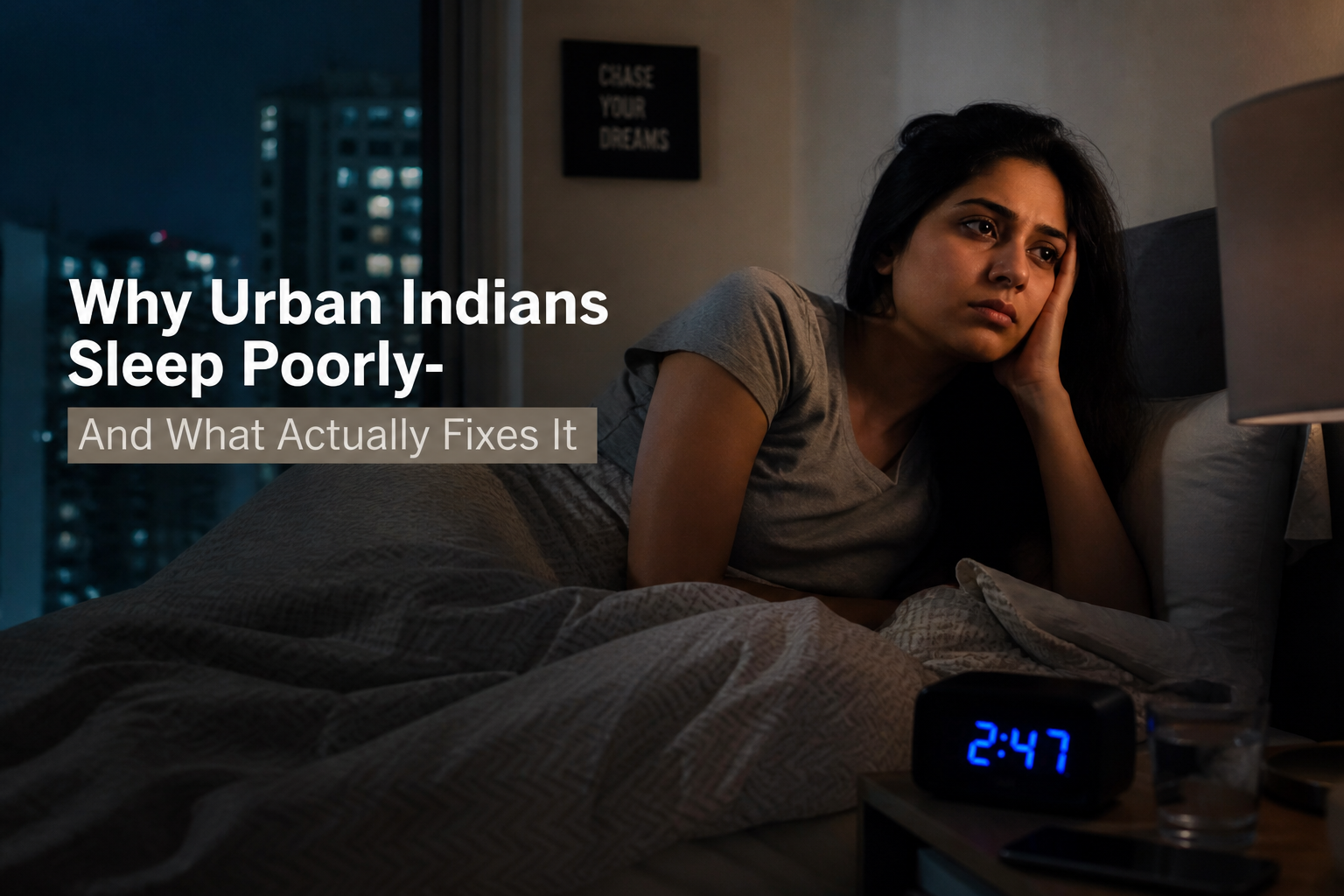 Why Urban Indians Sleep Poorly — And What Actually Fixes It